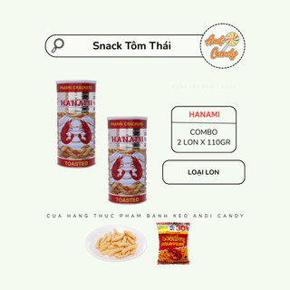 Snack Bánh Tôm Thái Lon Ăn Liền Thái Lan 110gr