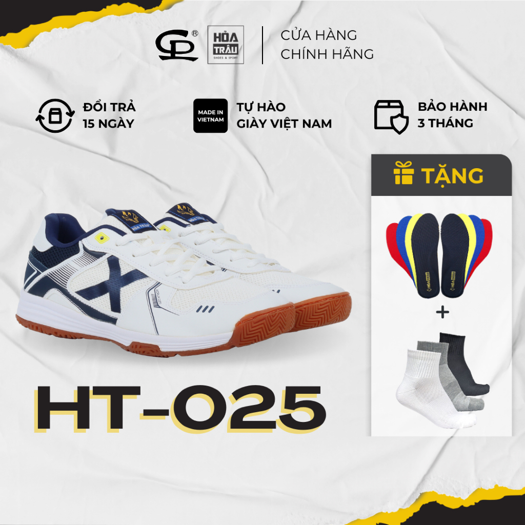 Giày Cầu Lông Hỏa Trâu HT-025 thông thoáng và êm ái trong từng bước chân