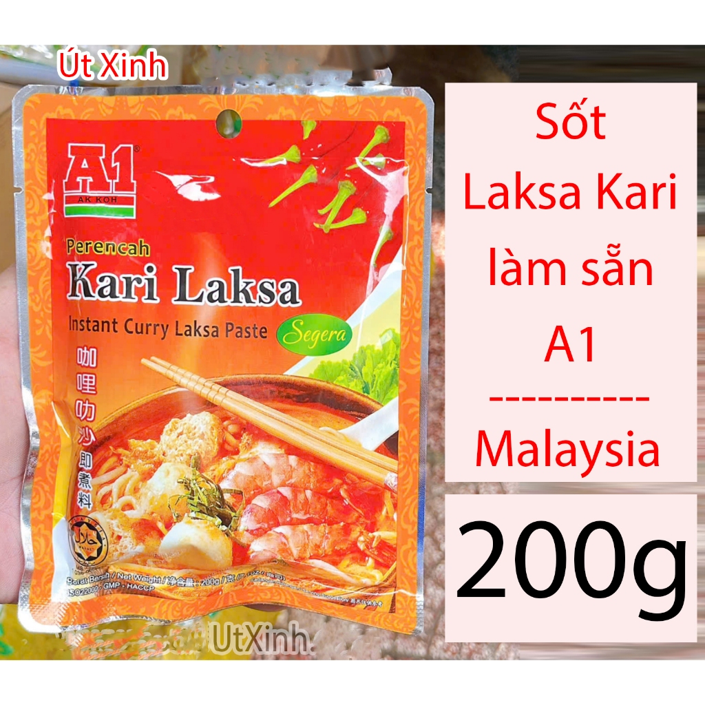 SỐT LAKSA KARI A1 200G - MALAYSIA INSTANT CURRY LAKSA PASTE
