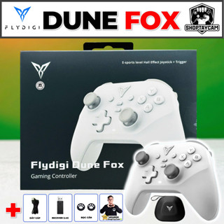 Tay Cầm Flydigi Dune Fox Chính Hãng Không Dây 2.4G, Hall Effect Chơi Game FCO PC - BH 12 Tháng