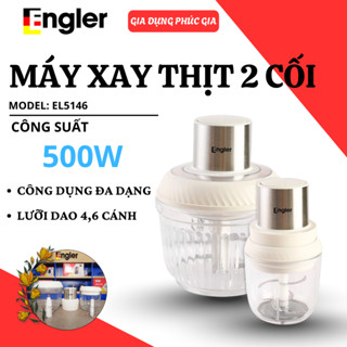 Máy Xay Thịt Đôi Engler EL5146 Đa Năng Dung Tích Lớn, Động Cơ Mạnh Mẽ Ít Ồn Bảo Hành 2 Năm - Gia Dụng Phúc Gia