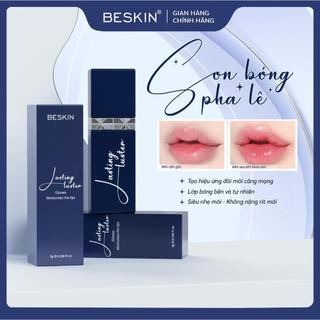 SON BÓNG PHA LÊ TRONG SUỐT KHÔNG MÀU " Lasting lusten" - Trọng lượng 3g - Thương Hiệu: Beskin