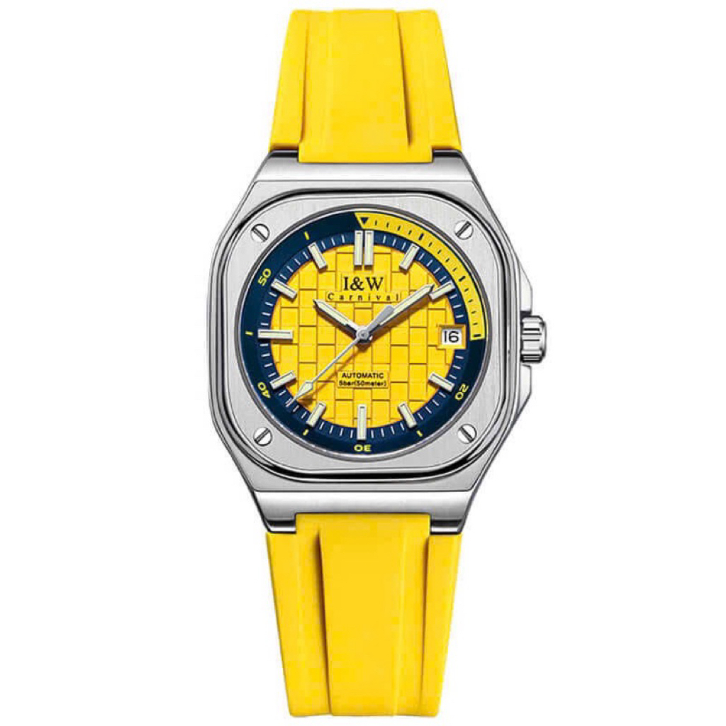 [Chính Hãng 100%] Đồng Hồ Nữ Carnival 673L1 (673) Automatic Kính Sapphiare Mặt Siz 36 mm