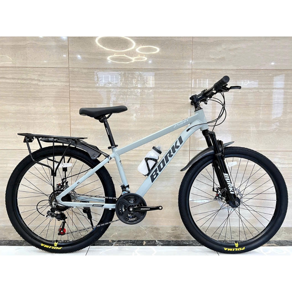 Xe đạp thể thao khung nhôm có đề Borki size 24-26- HÀNG NHẬP KHẨU CHÍNH HÃNG
