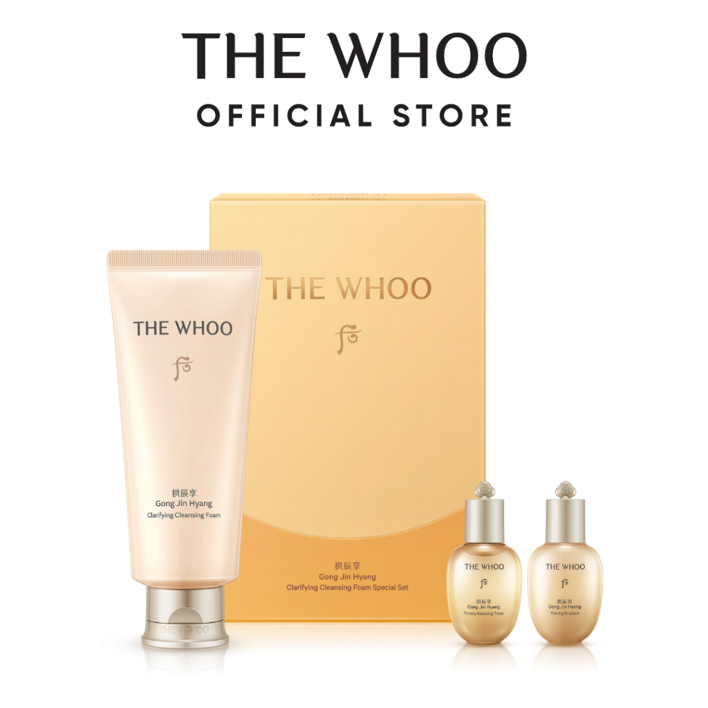 KOL x WHOO x Bô Sữa rửa mặt bọt mịn sạch sâu và dưỡng ẩm THE WHOO Gongjinhyang Clarifying Cleansing Foam 180ml | BigBuy360 - bigbuy360.vn