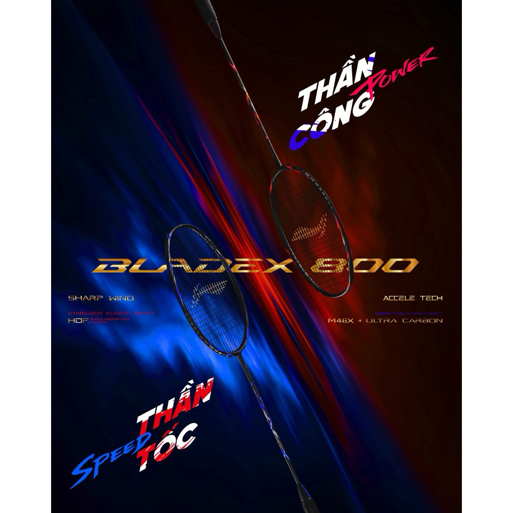 Vợt cầu lông Lining Bladex 800 new version 2026 chính hãng