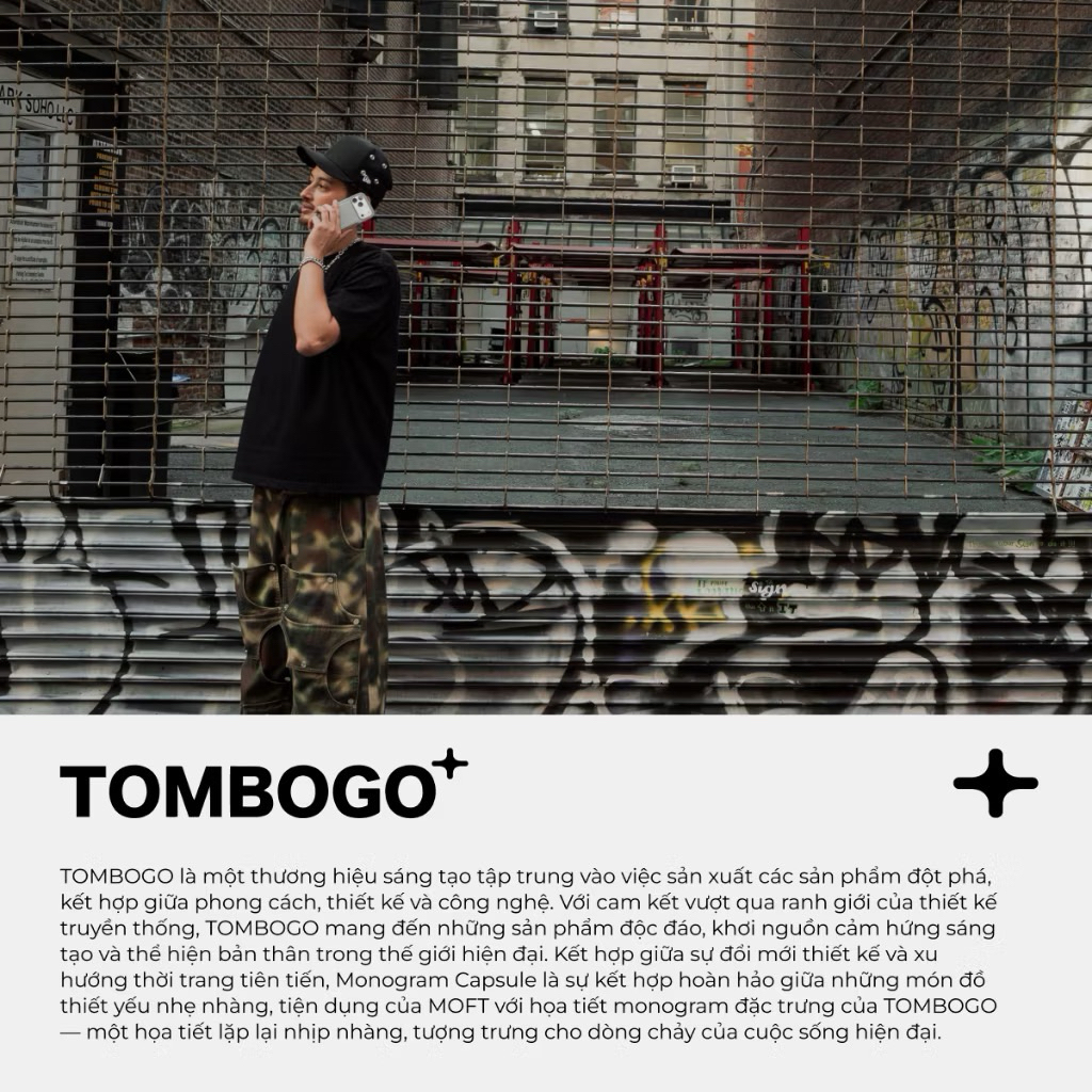 Bộ sưu tập MOFT X Tombogo Monogram Collection Made by MOVAS™ cho iPhone 17Pro 17ProMax | BigBuy360 - bigbuy360.vn