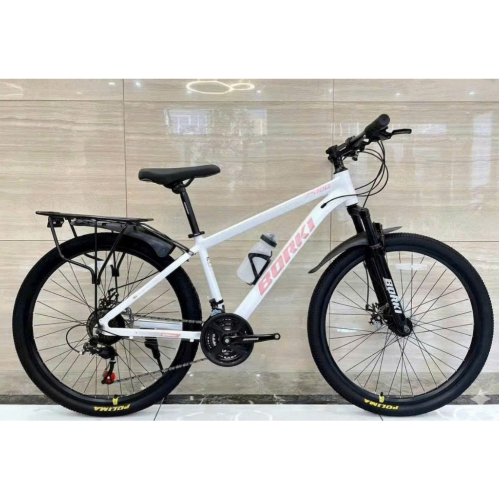 Xe đạp thể thao nữ khung nhôm có đề Borki size 24-26- HÀNG NHẬP KHẨU CHÍNH HÃNG