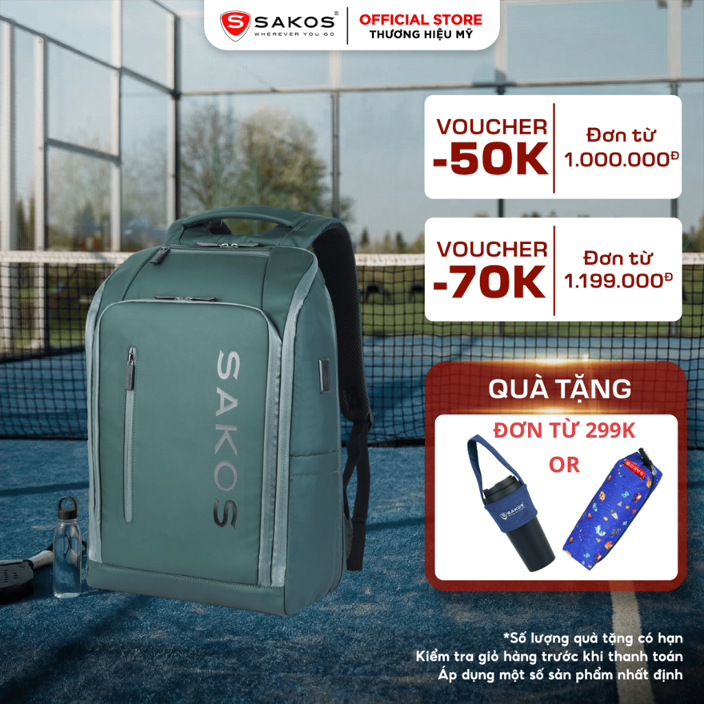 Balo Laptop Du Lịch Thời Trang Cao Cấp SAKOS MORALE 15.6 Inch (15.6")
