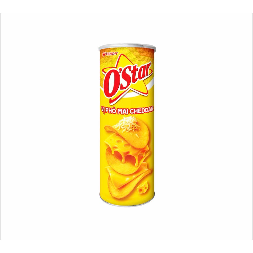 (sỉ thùng) thùng 12 lon Snack Khoai Tây Ostar Orion Lon 100g