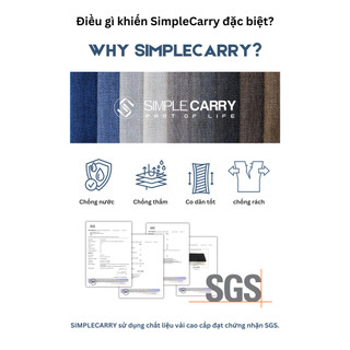 Balo Thời Trang Laptop Simple Carry M–City Loften 13-14inch Cao Cấp