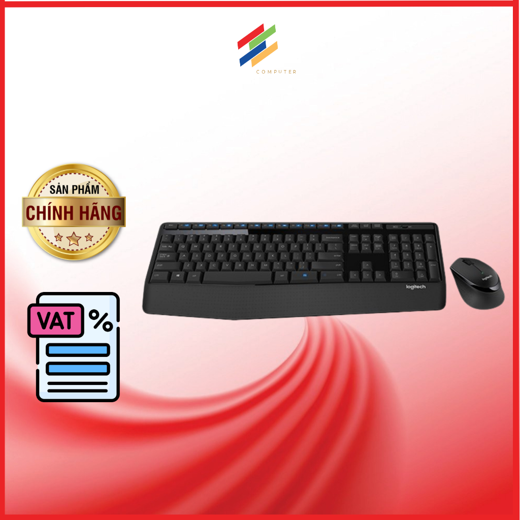 Bộ bàn phím - Chuột Logitech MK345 - Hàng chính hãng bảo hành 1 năm