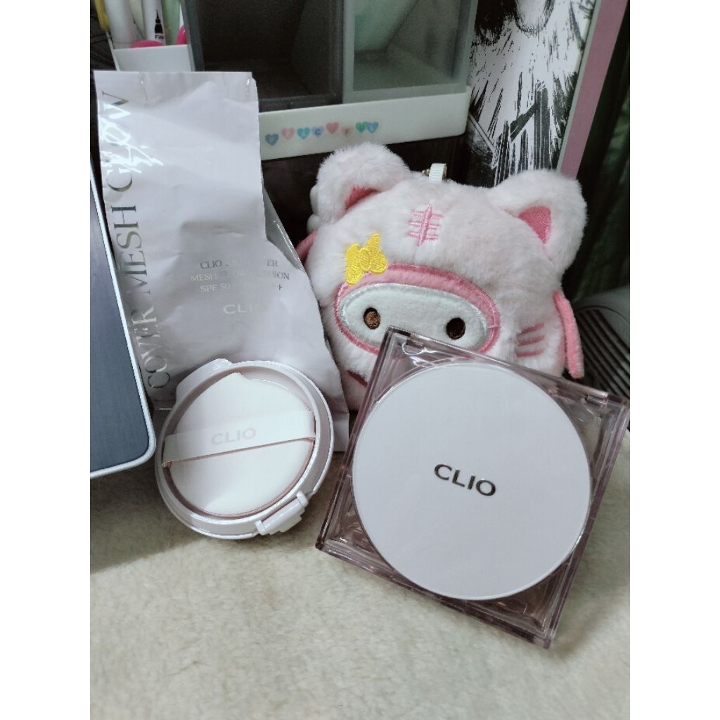 cushion clio kill mess glow màu 02 (kèm lõi) date 2028