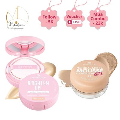 Phấn nước và phấn tươi Essence nâng tone kiềm dầu che khuyết điểm chất kem mỏng nhẹ tệp vào da