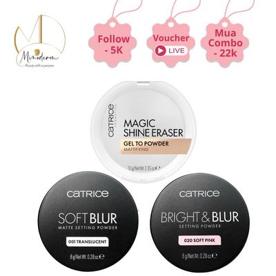 Phấn phủ Catrice dạng bột mỏng nhẹ kiềm dầu, lâu trôi, căng bóng nâng tone