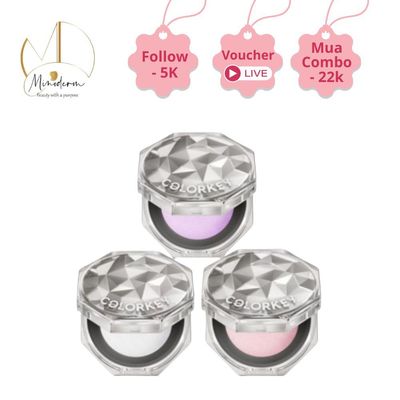 Phấn phủ COLORKEY Matte Brighten dạng bột, lâu trôi, trang điểm tự nhiên, kiểm soát dầu 8g