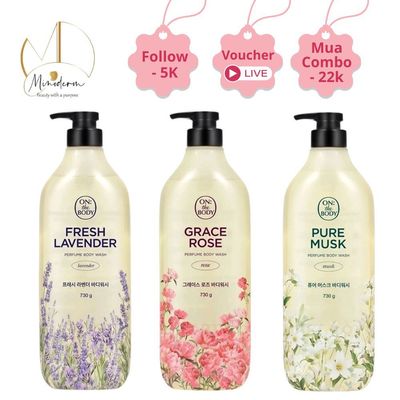 Sữa tắm On: The Body làm sạch,dưỡng ẩm và mang lại hương thơm nước hoa quyến rũ.