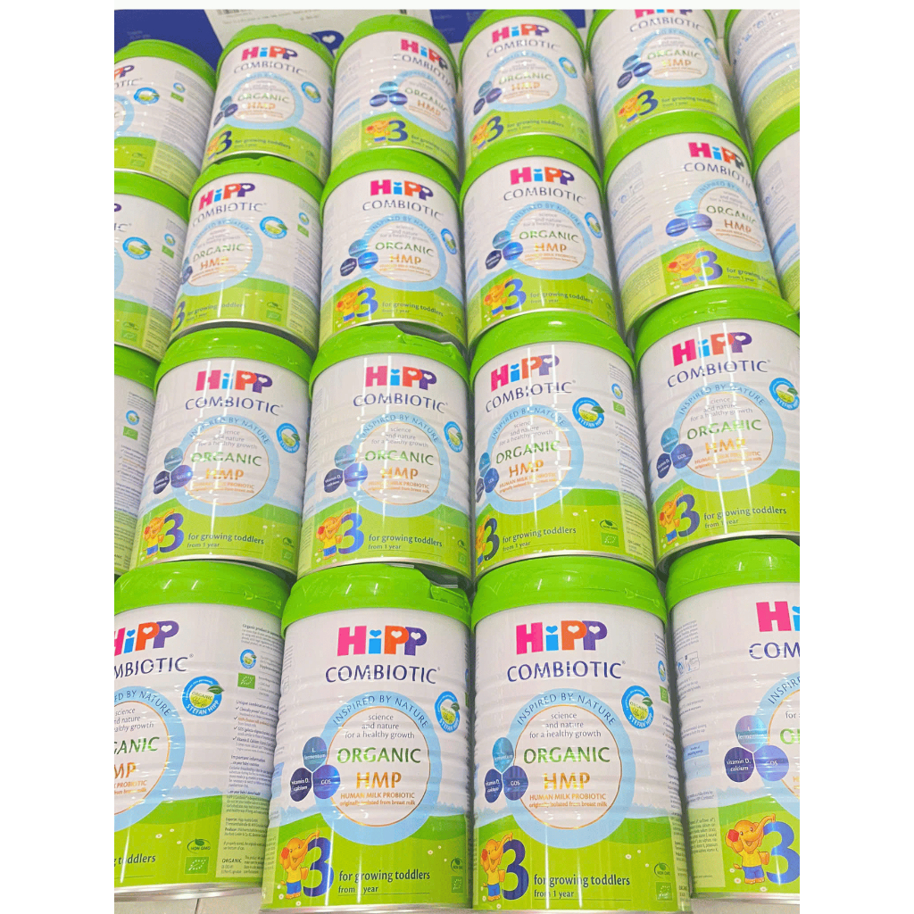 Sữa công thức HIPP BÒ Organic số 1,2,3 DATE 2027 hỗ trợ phát triển toàn diện