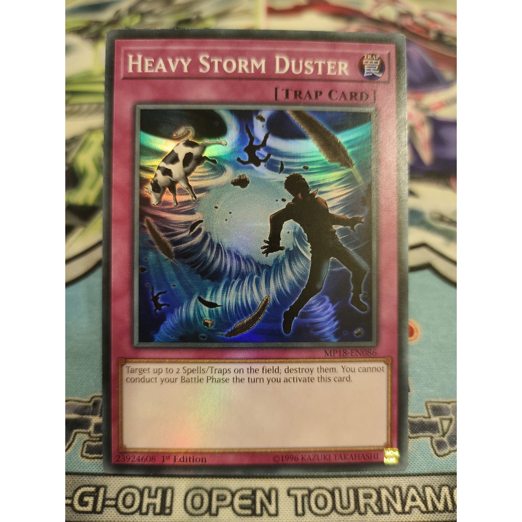 Thẻ bài Yugioh chính hãng - Heavy Storm Duster - MP18-EN086 - Super Rare 1st Edition