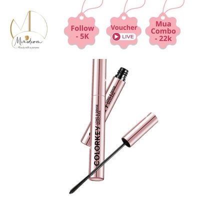 Mascara Colorkey Chuốt Mi Dài Cong Tự Nhiên, Không Bị Lem, Chống Thấm Nước 4.5g