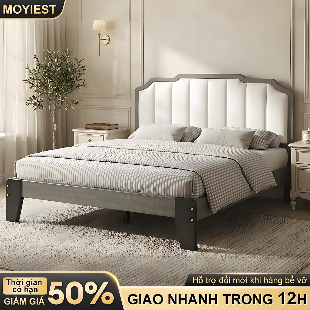 MY Giường ngủ hiện đại giường gỗ phong cách Châu Âu  Đệm ngồi êm ái  khả năng chịu lực vượt trội | BigBuy360 - bigbuy360.vn