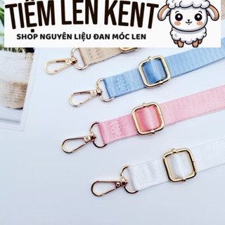 Dây đeo túi xách thay thế bằng nylon bản rộng thời trang cho nữ 1.3m
