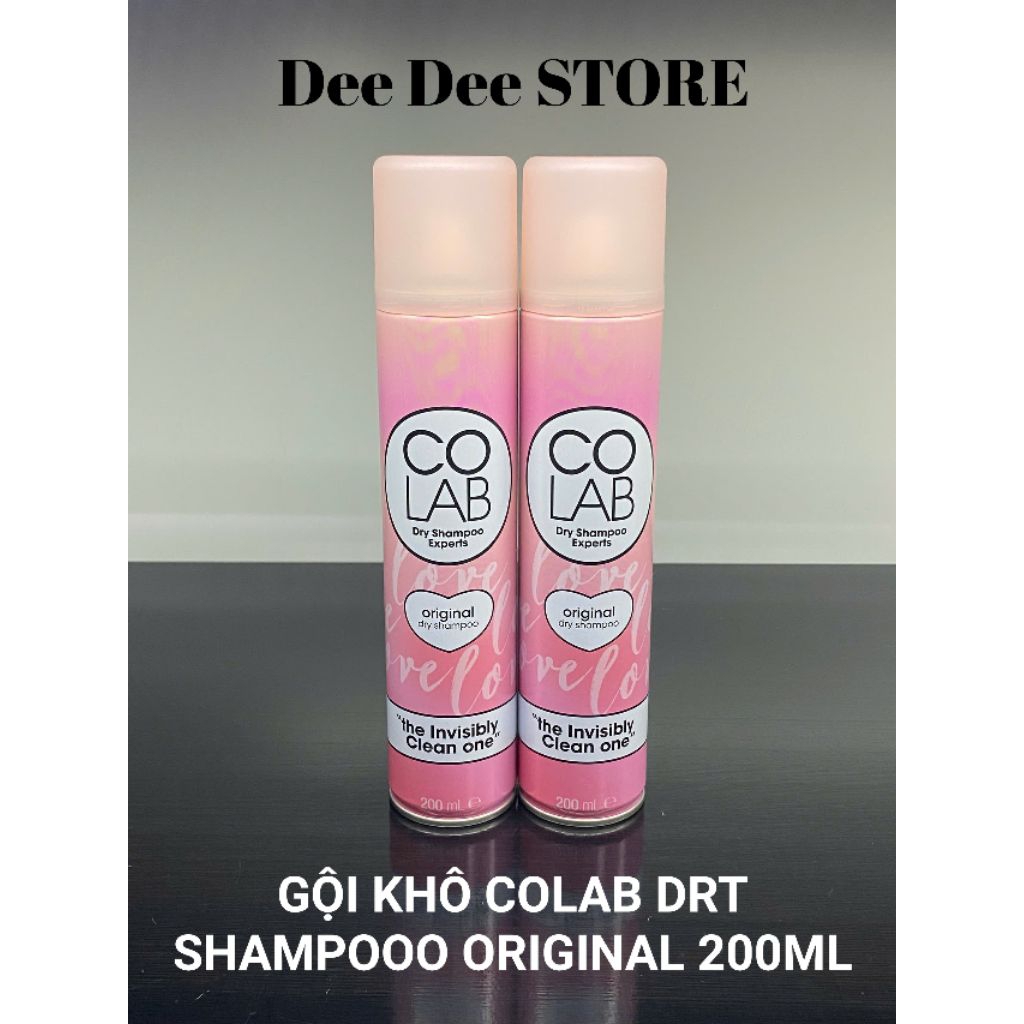 GỘI KHÔ COLAB DRY SHAMPOO ORIGINAL 200ML