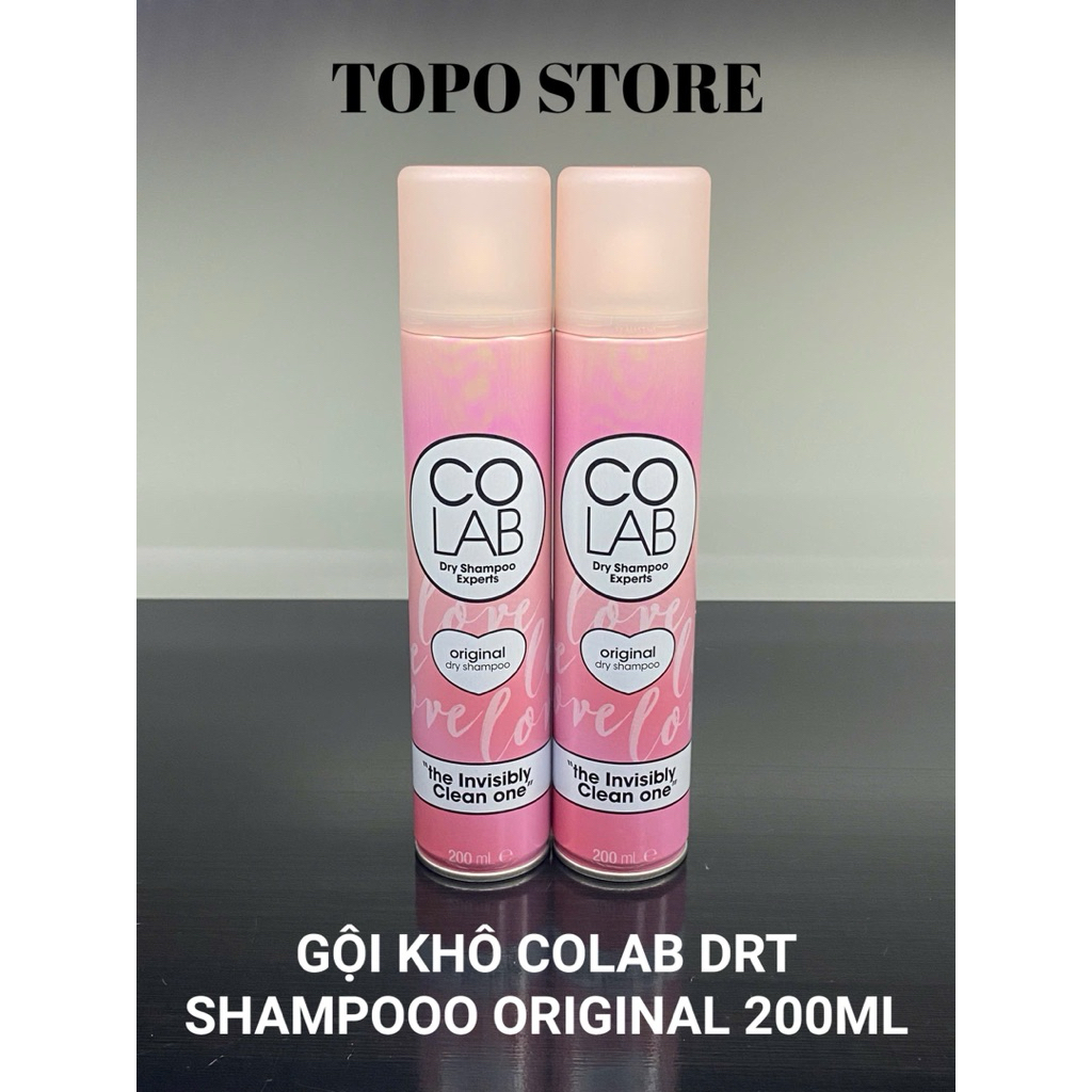 GỘI KHÔ COLAB DRY SHAMPOO ORIGINAL 200ML