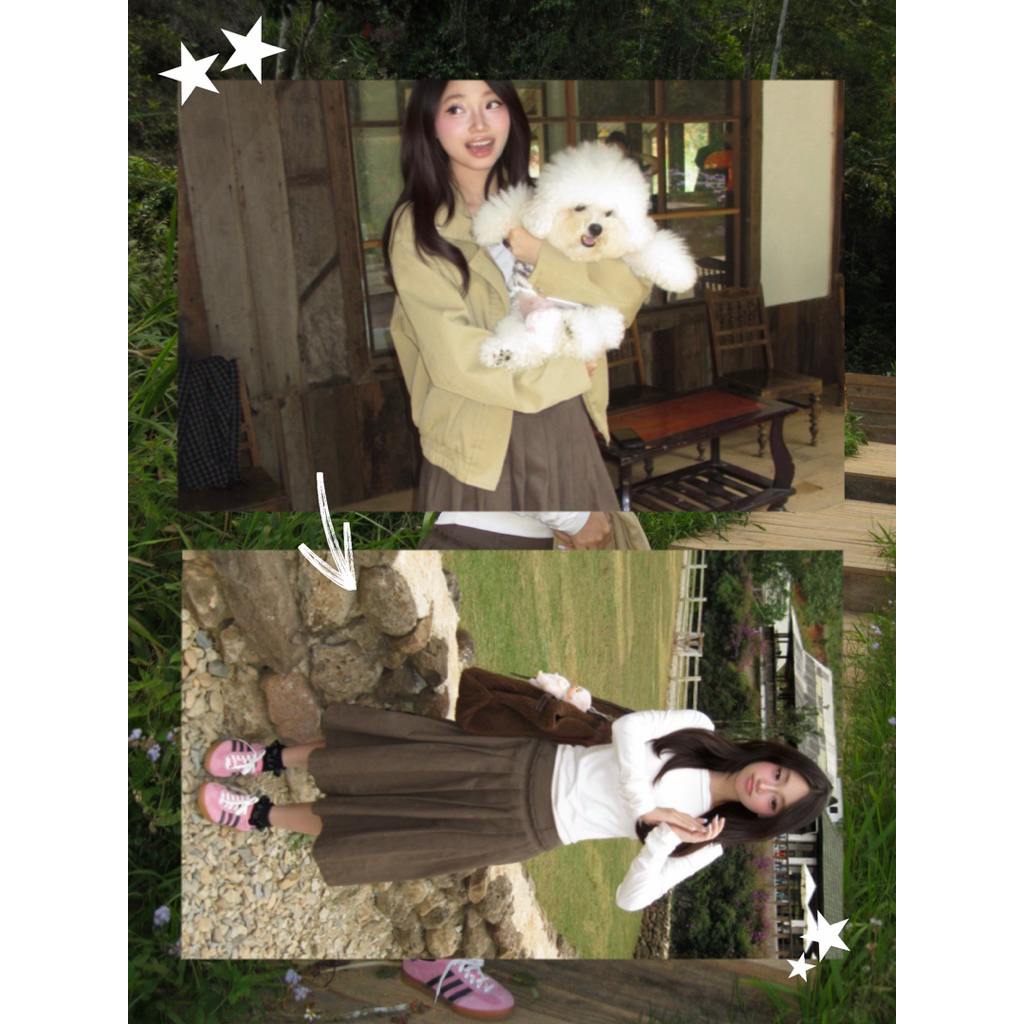 Chân váy kaki xếp li Bagel ୨୧ 𝐁𝐲 𝐄𝐢𝐠𝐡𝐭𝐞𝐞𝐧 𝐀𝐠𝐚𝐢𝐧