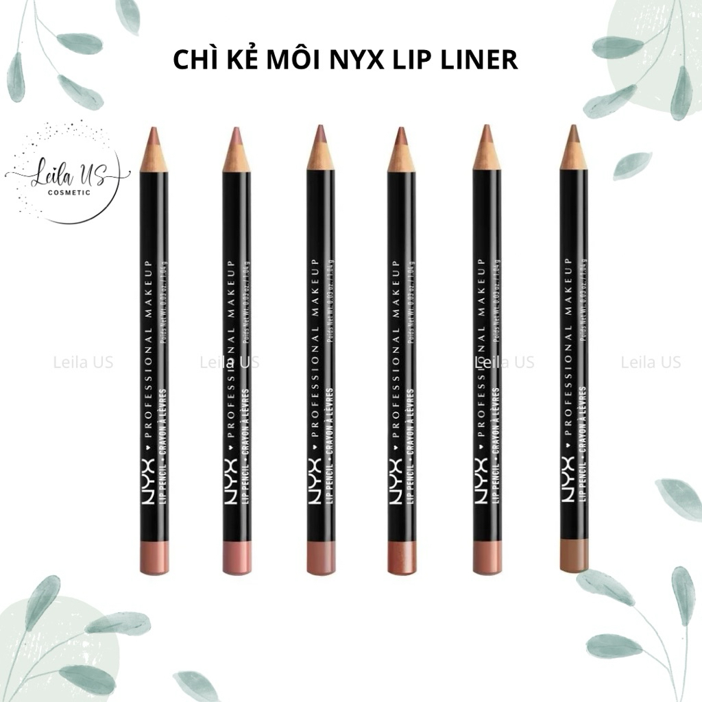 [Bill US] Chì kẻ viền môi NYX Slim Lip Pencil