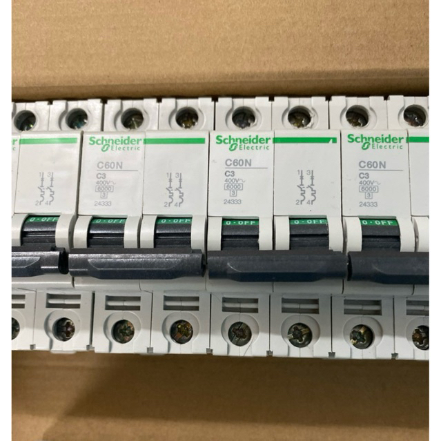 CB 2pha, 3 pha schneider, ABB 3A, 1A