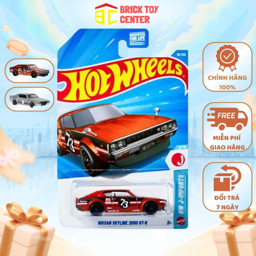 Siêu Xe Hot Wheels Nissan Skyline 2000 GT-R