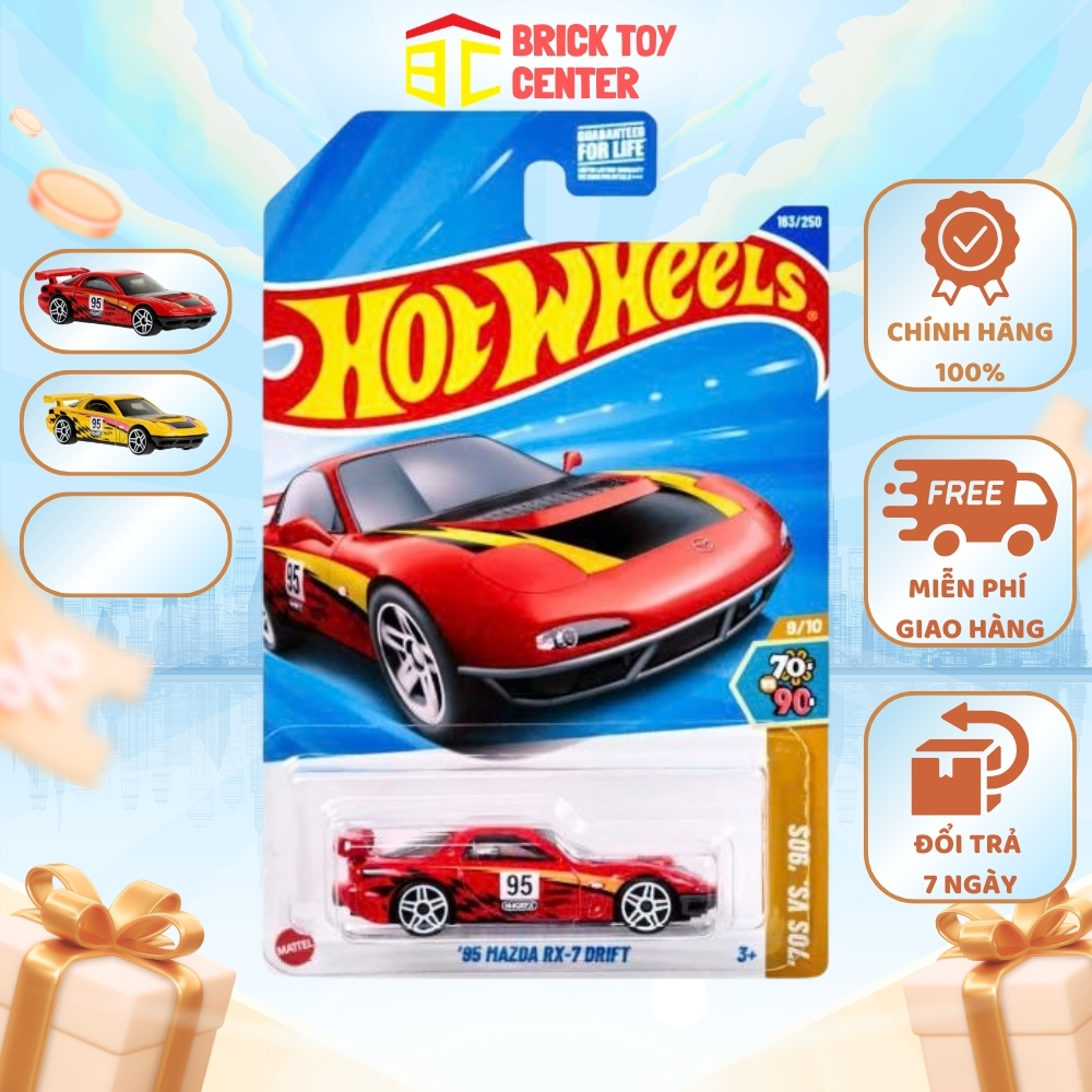 Siêu Xe Hot Wheels 95 Mazda RX-7 Drift