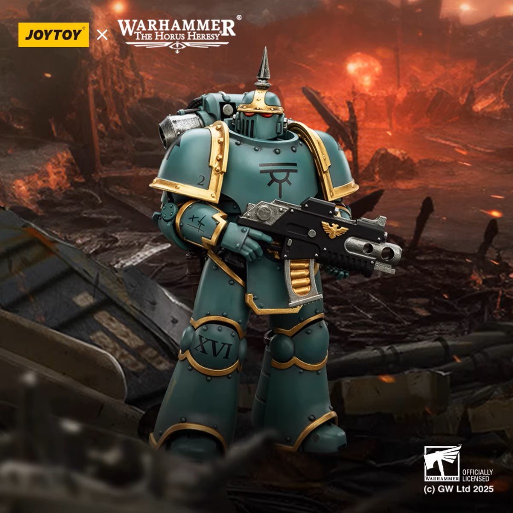 Mô hình JOYTOY Warhammer The Horus Heresy Sons of Horus MK III Tactical Legionary 1/18