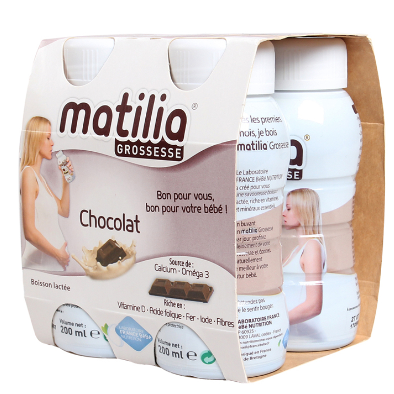Sữa bầu Matilia vị vani Socola Nội Địa Pháp Cho Mẹ Bầu giảm nghén, bé khỏe hàng chính hãng date 11/2
