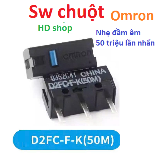 Switch Chuột Omron 50M - Nút click Chuột Omron tuổi thọ 50 Triệu Lần nhấn