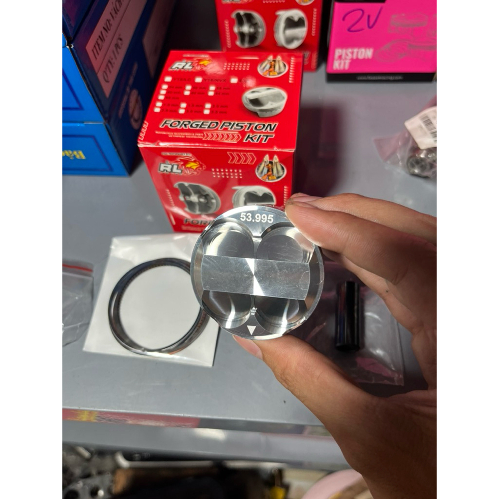 Bộ Piston 54 redleo 4val Móc xẳng Xupap 19-21 lớn