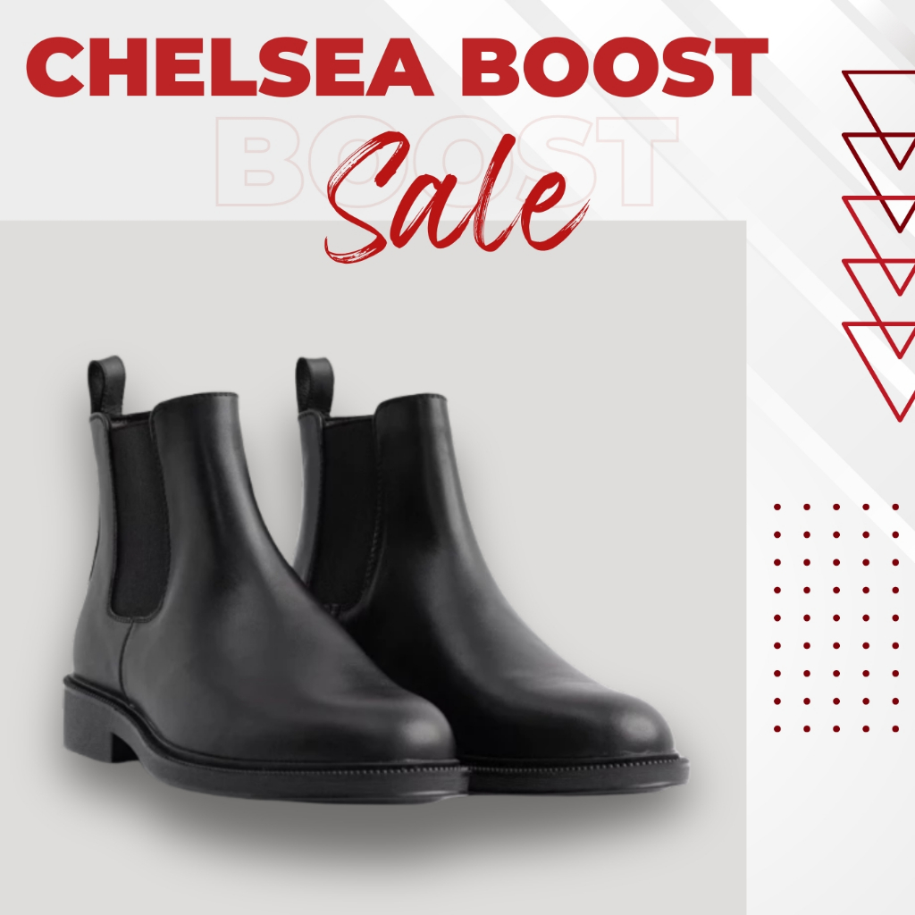 Giày Chelsea Boot Classic,Giày Da Chelsea Boot Tăng Chiều Cao 4cm Chất Lượng Da Cao Cấp