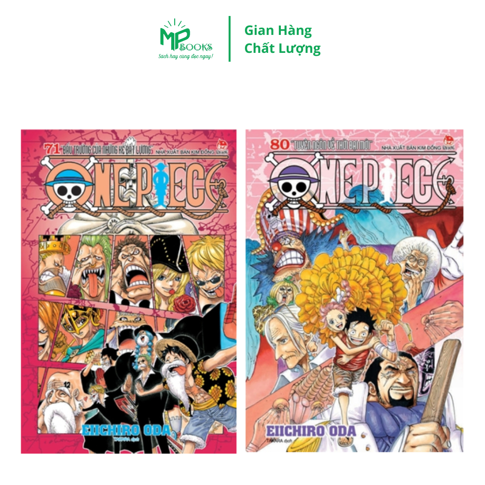Truyện tranh - One Piece (bản bìa rời) - Tập 71 đến Tập 80 - Nhà xuất bản Kim Đồng