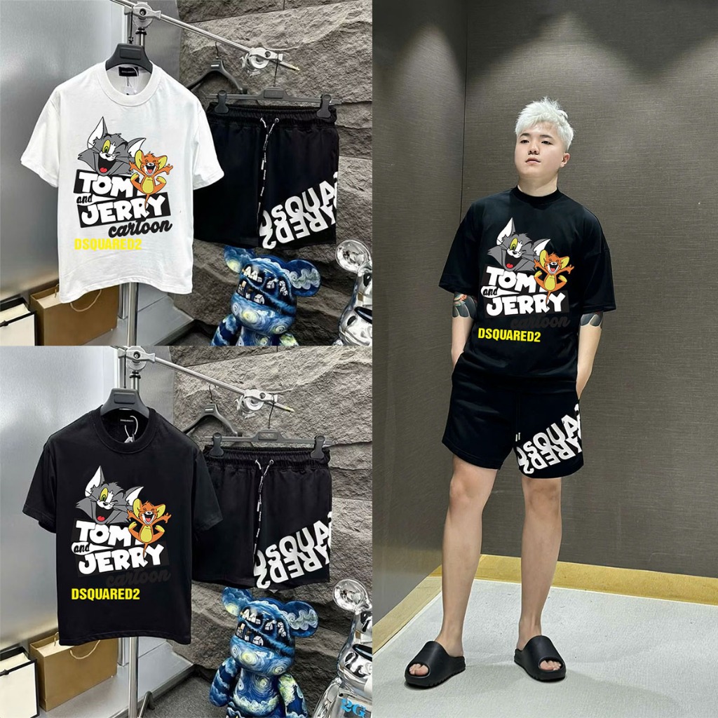 Bộ phông hè Boy Phố Tom&Jerry Hottrend 2026 - chất liệu cotton mềm mịn,thoáng mát