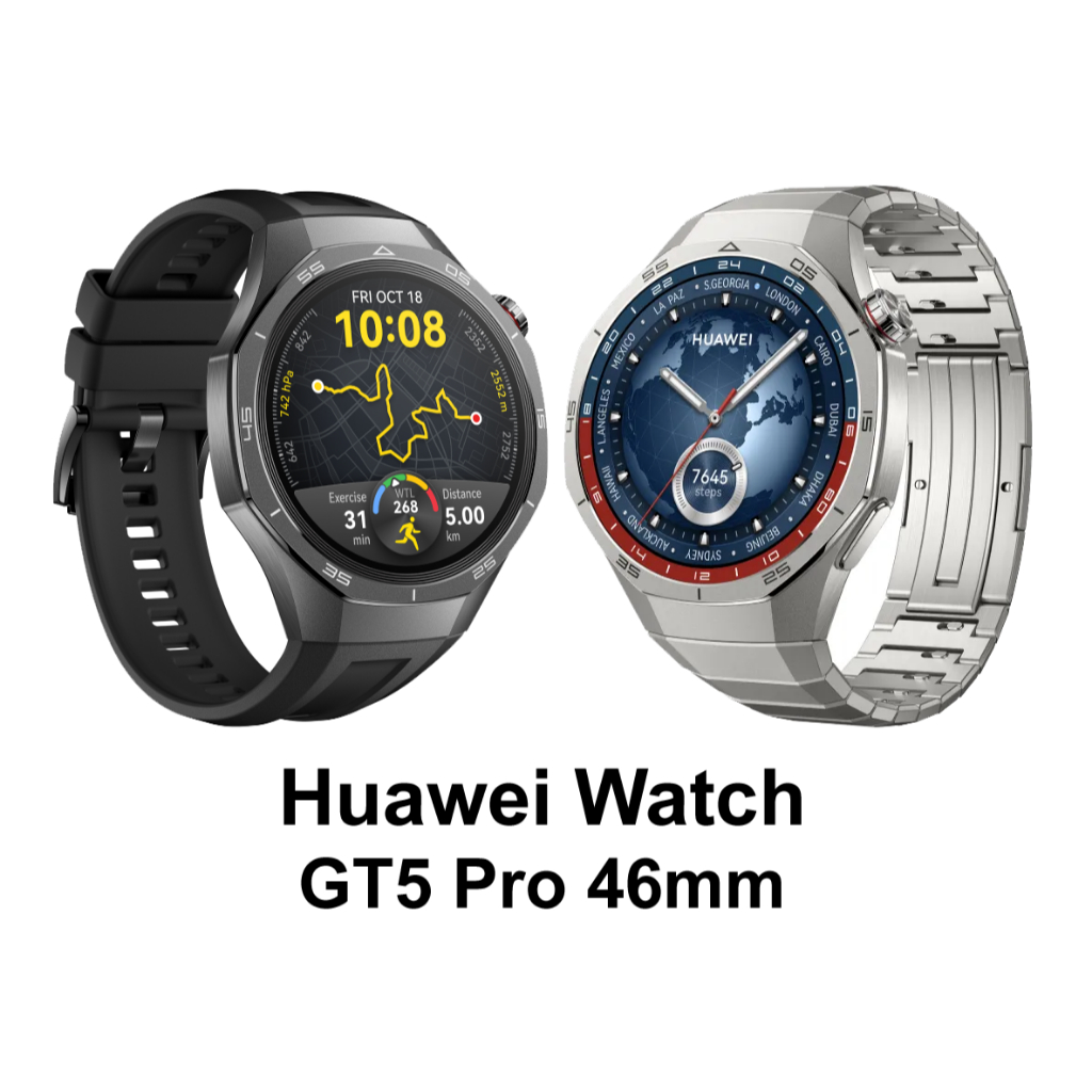 Đồng hồ thông minh Huawei Watch GT5 Pro 46mm viền titan cao cấp pin trâu