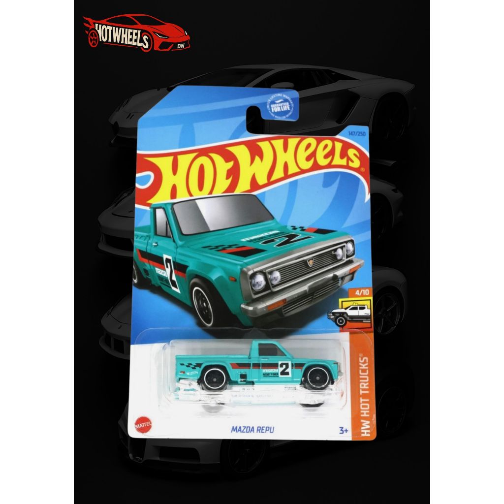 Hotwheels.DN - Xe Hot Wheels Mazda Repu (Card Mỹ)
