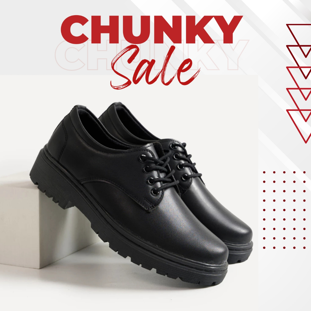 Giày derby chunky tăng chiều cao 4,5cm , Giày tây công sở nam ,Giày đốc nam phong cách lịch lãm