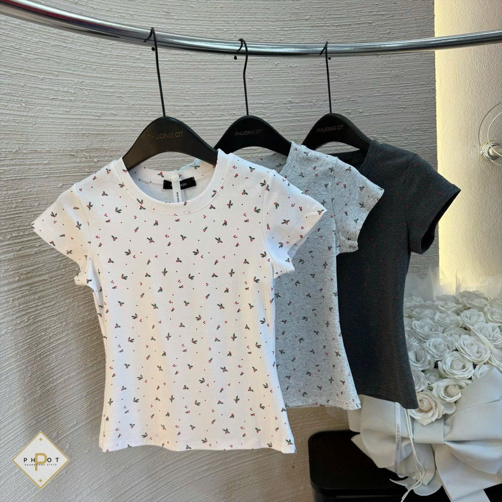 𝐁𝐄𝐓𝐈𝐒 Áo Thun Nhí Dáng Ôm Hàng QC