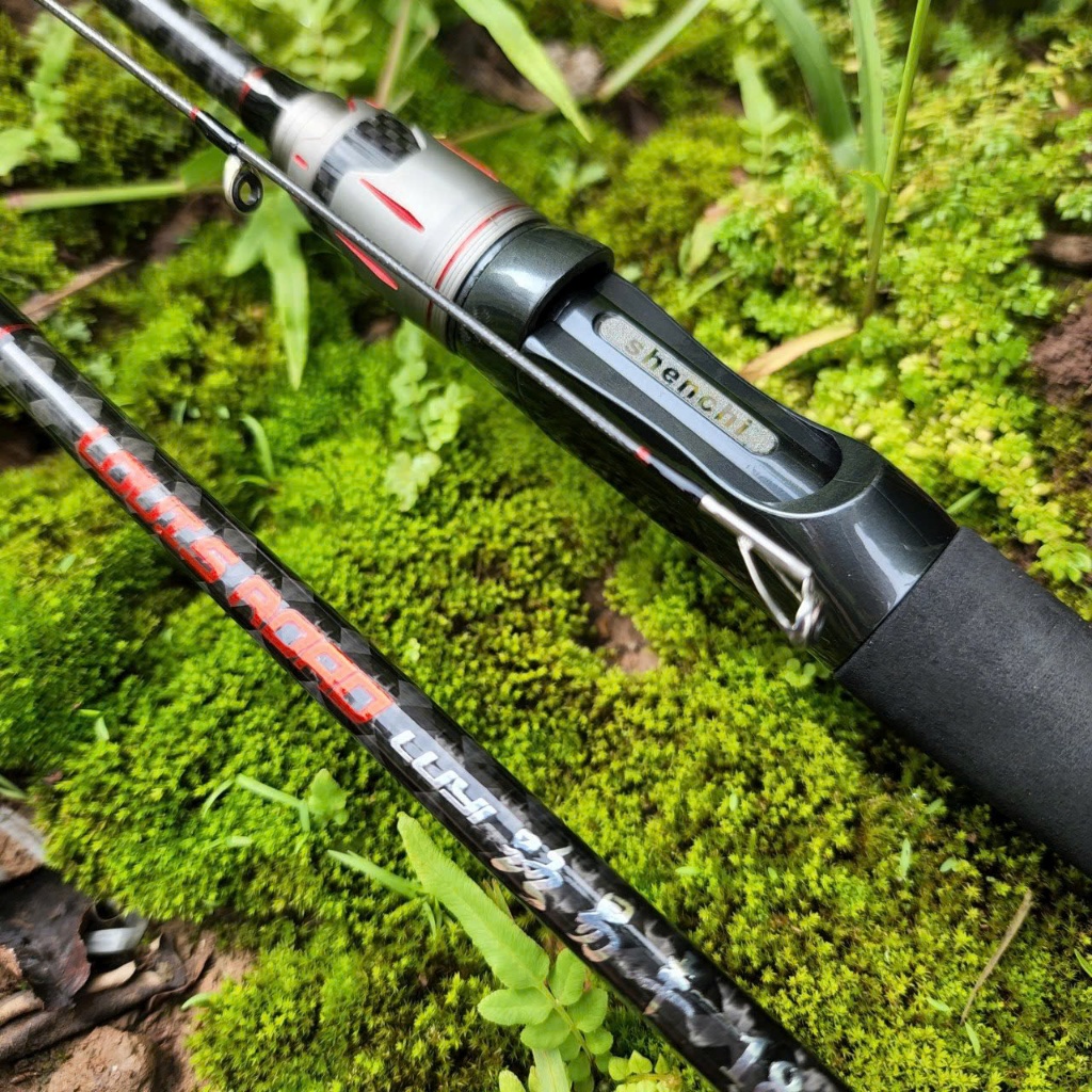 Cần câu lure máy ngang và máy đứng carbon Hi Power đầu bu chống xoắn