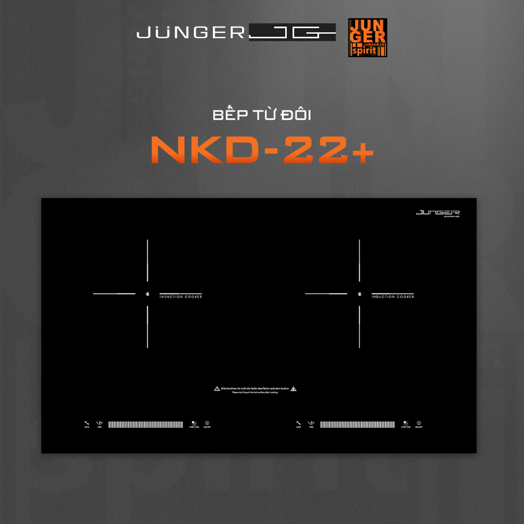 Bếp từ đôi Junger NKD 22+