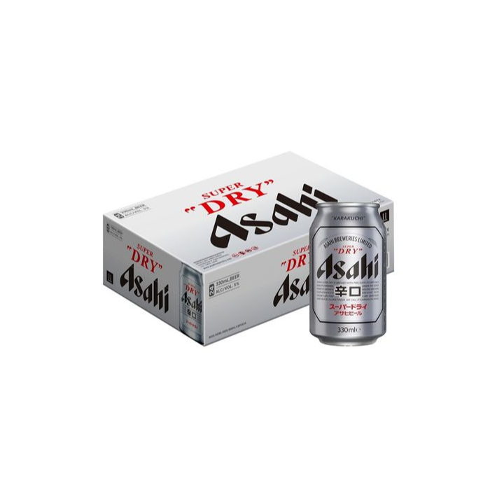 [Thùng] Bia Asahi Super Dry 330ml x 24 Lon
