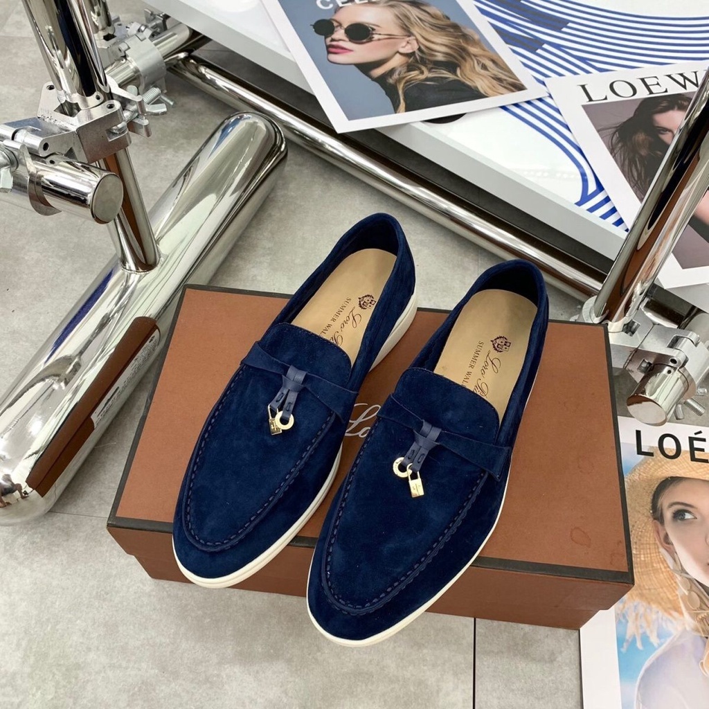 Giày Lười Nam Loro Piana, Giày Slipon Da Lộn cho nam các màu cực hot phong cách sang trọng, lịch lãm | BigBuy360 - bigbuy360.vn