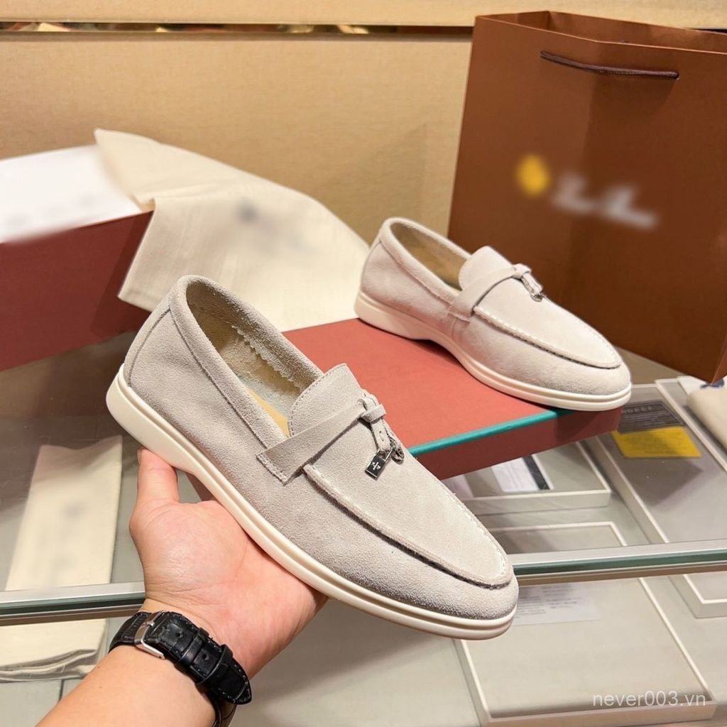 Giày Lười Nam Loro Piana, Giày Slipon Da Lộn cho nam các màu cực hot phong cách sang trọng, lịch lãm | BigBuy360 - bigbuy360.vn