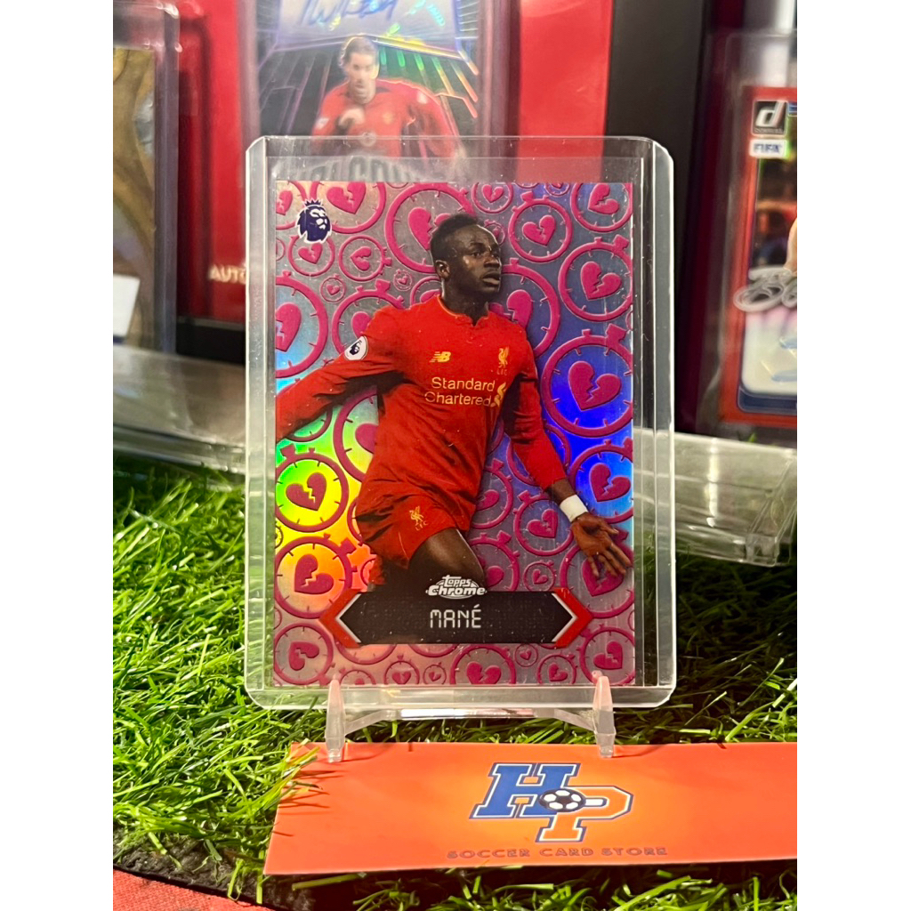 Thẻ bóng đá Sadio Mane Heartbreak Topps Chrome EPL 2025/26